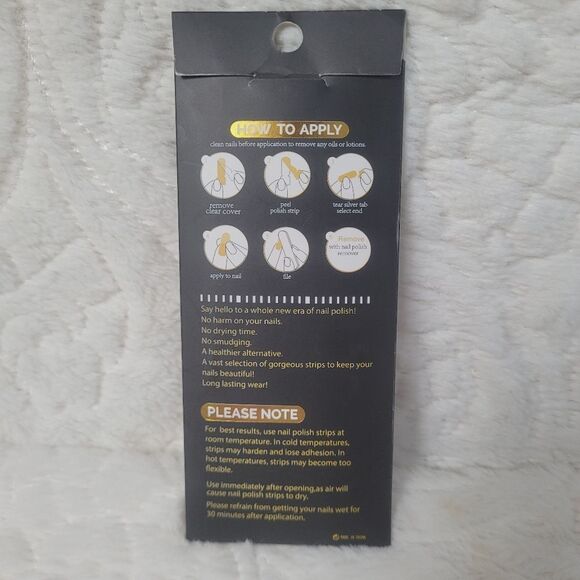 Rarity Nails Chevron Glam Nail Strips 18 Double Ended Strips Glitter Barbie New - Picture 4 of 4